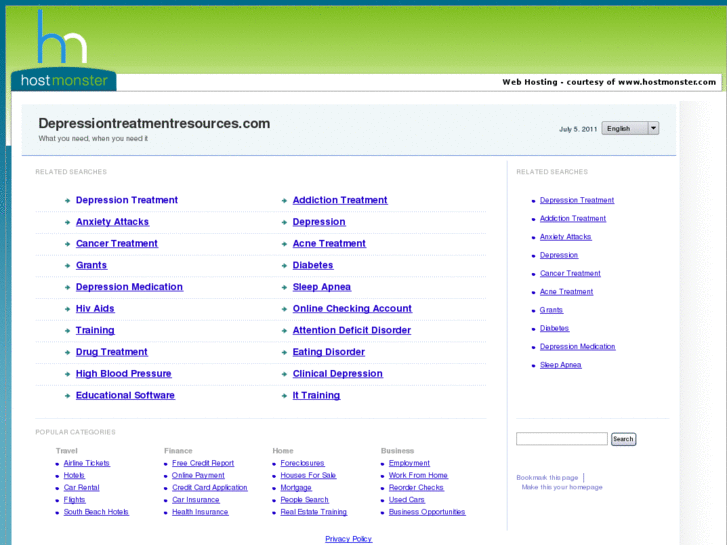 www.depressiontreatmentresources.com