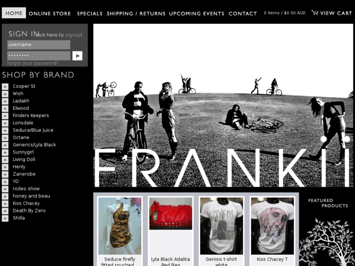 www.frankiiclothing.com.au