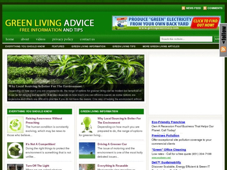 www.greenlivingadvice.info