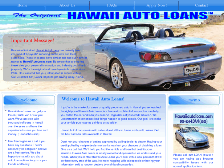 www.hawaiiautoloans.com