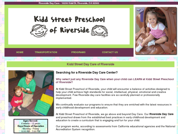 www.kiddstreetlearningcentersofriverside.com