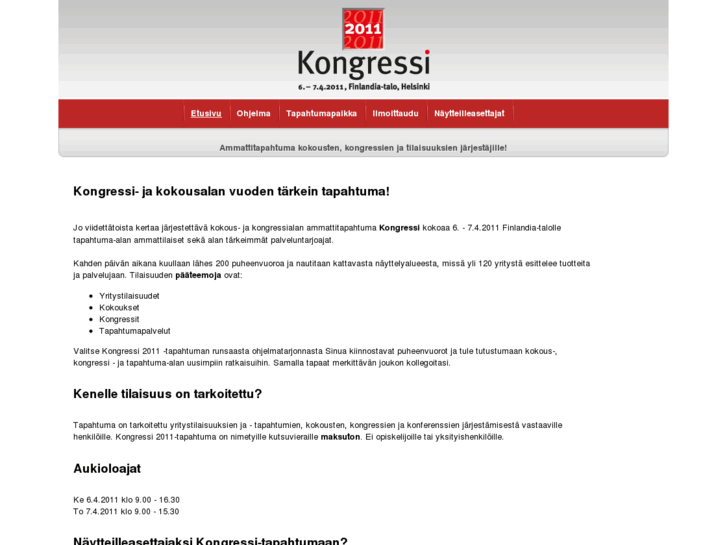 www.kongressimessut.fi