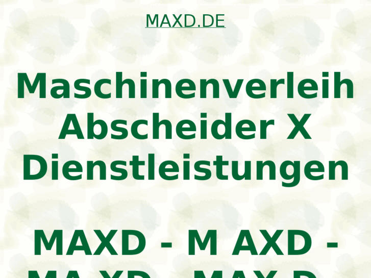 www.maxd.de