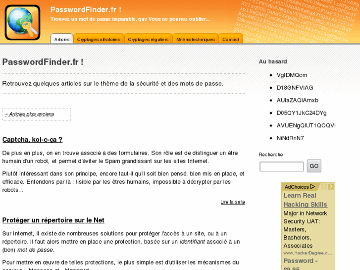 www.passwordfinder.fr