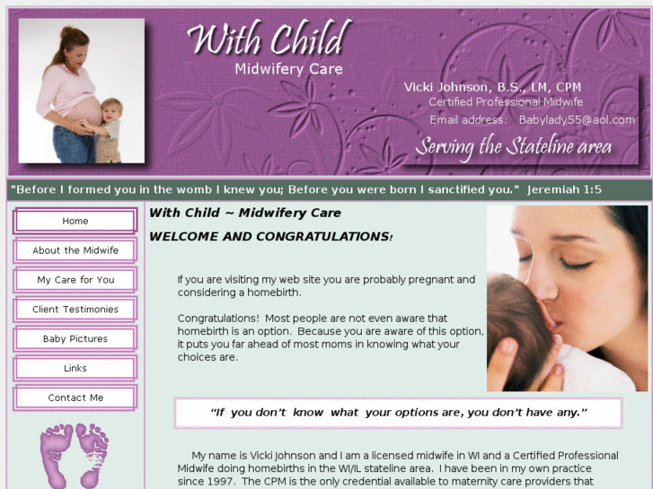 www.withchildmidwiferycare.com