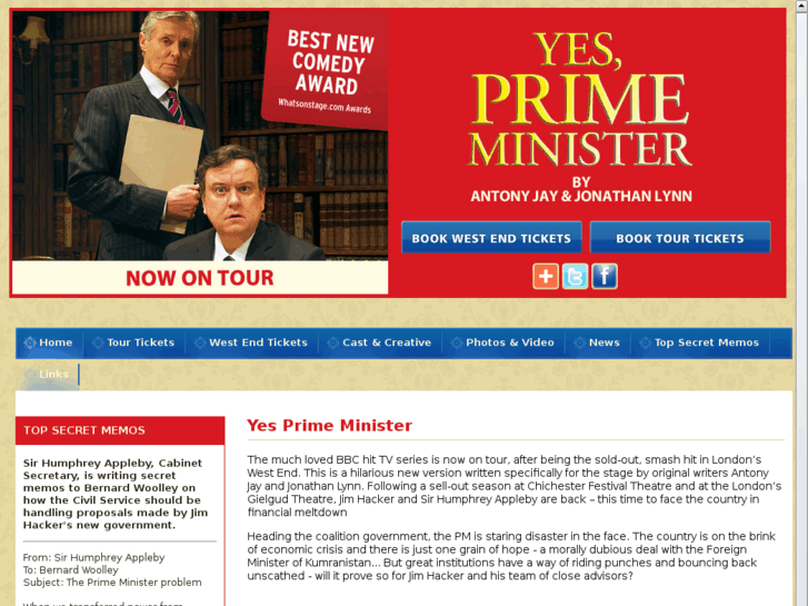 www.yesprimeminister.co.uk