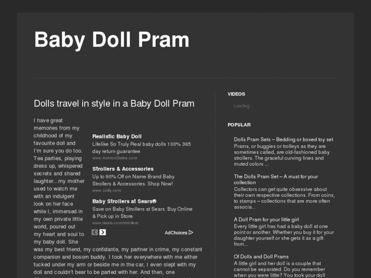 www.babydollpram.com