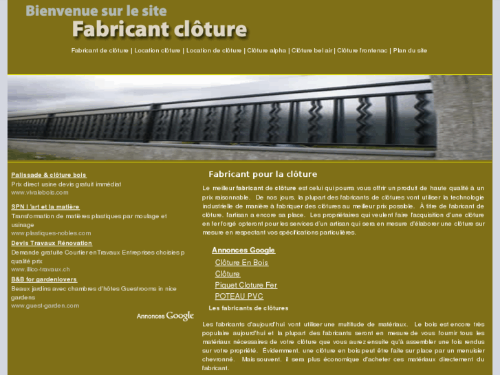 www.fabricant-cloture.com