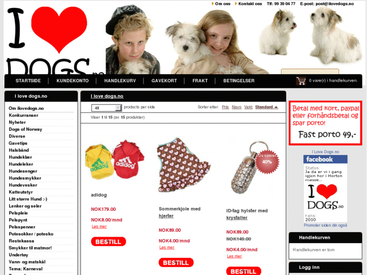 www.ilovedogs.no