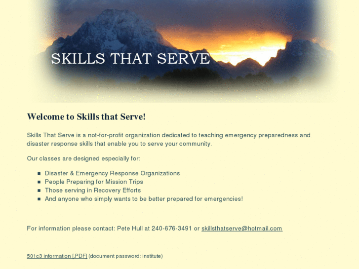 www.skillsthatserve.com