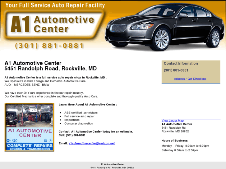 www.a1automotivecenter.com