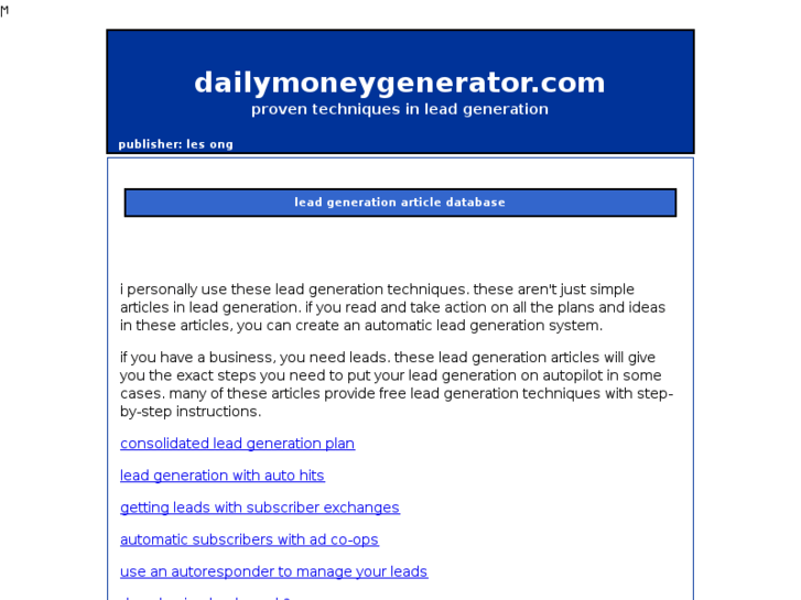 www.dailymoneygenerator.com