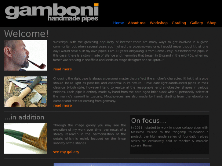 www.gambonipipes.com