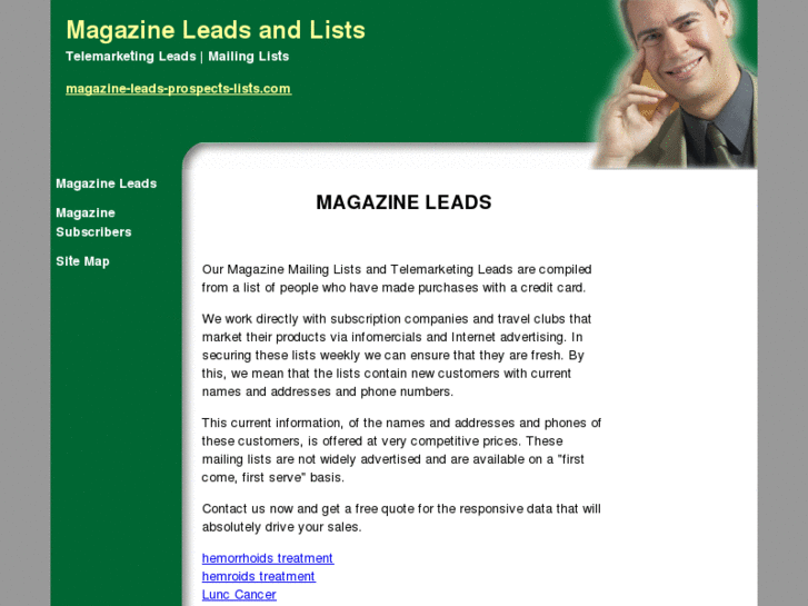 www.magazine-leads-prospects-lists.com