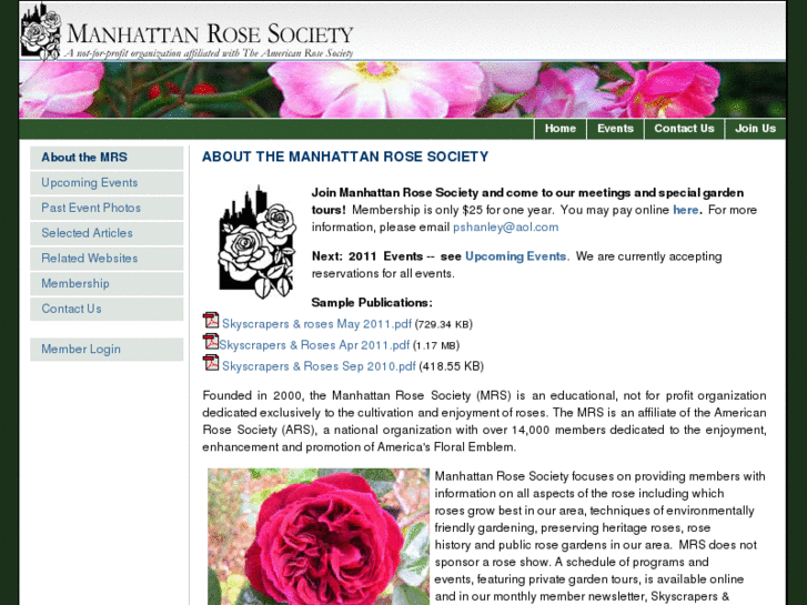 www.manhattanrosesociety.org