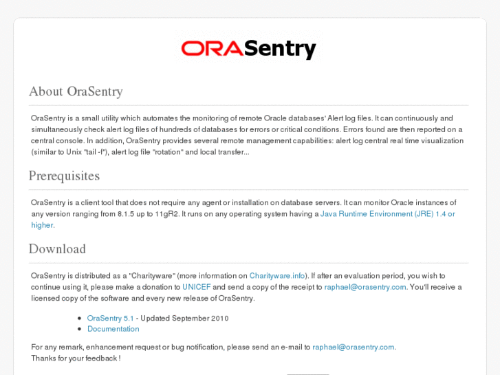 www.orasentry.com