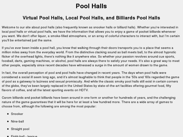 www.poolhalls.org