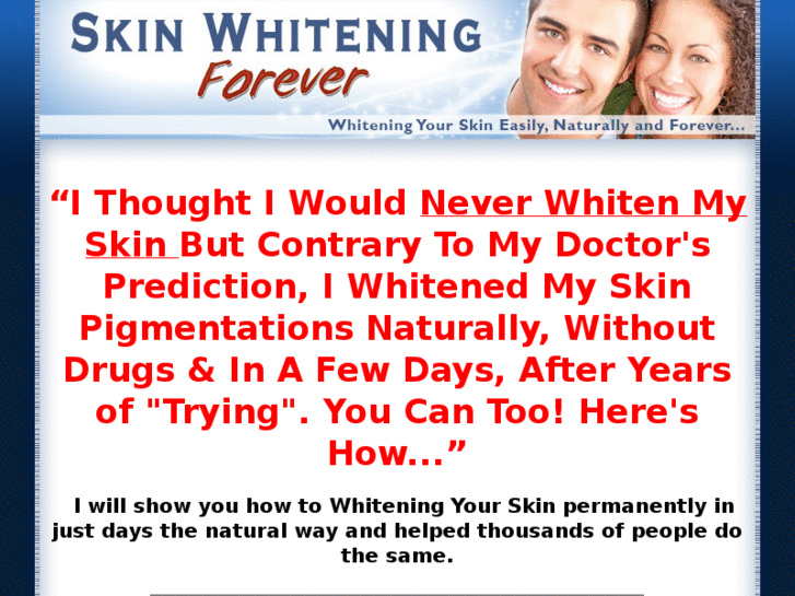 www.skinwhiteningforever.com