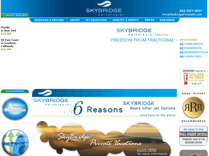 www.skybridgeprivateair.com