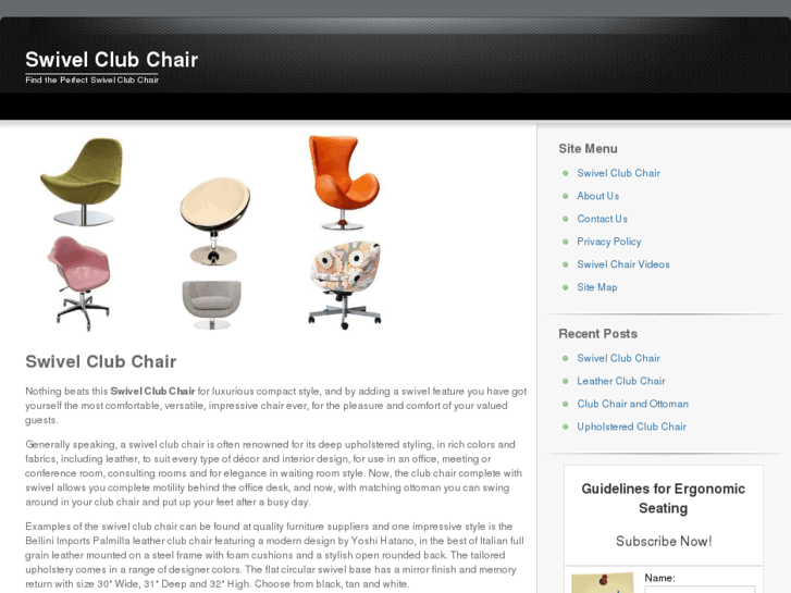 www.swivelclubchair.org