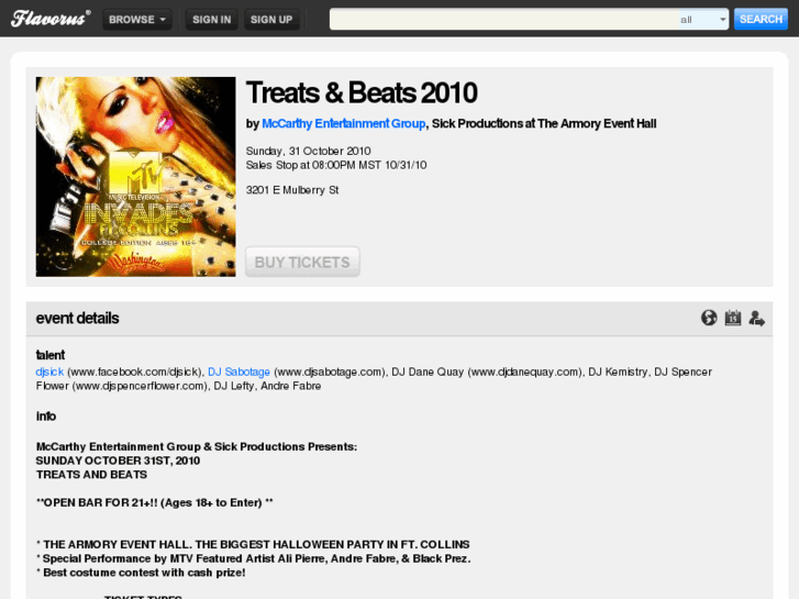 www.treatsandbeats2010.com