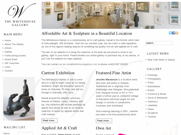 www.whitehousegallery.co.uk