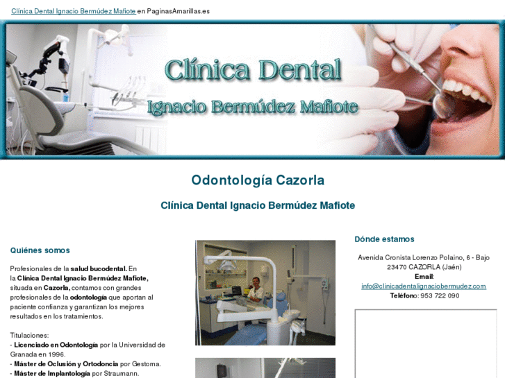 www.clinicadentalignaciobermudez.com