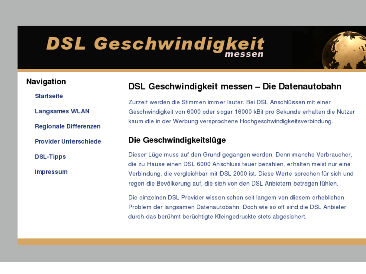 www.dslgeschwindigkeitmessen.de