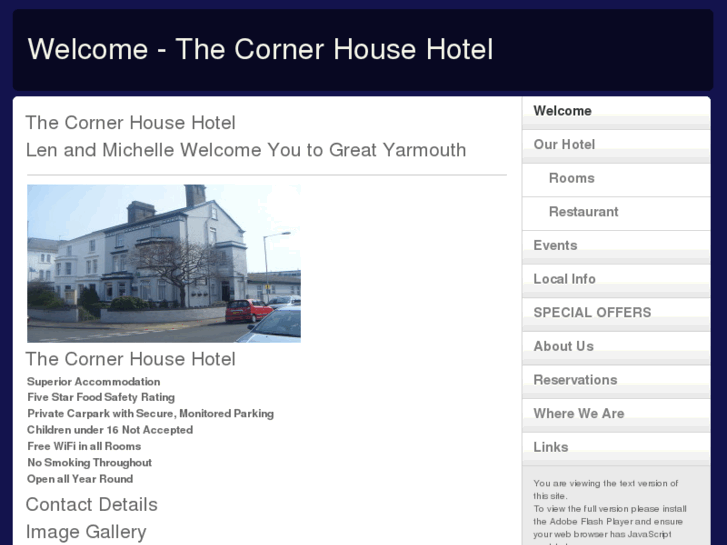 www.thecornerhousehotel.info