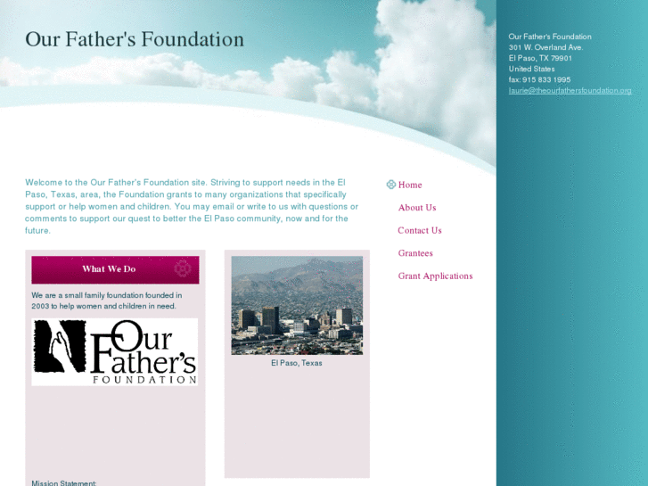 www.theourfathersfoundation.org