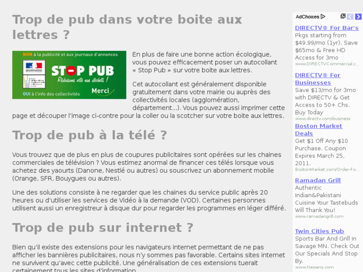 www.trop-de-pub.com