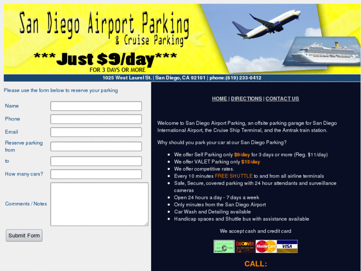 www.sandiegoairportandcruiseparking.com