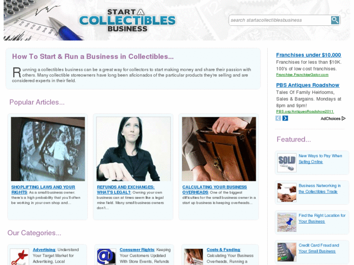 www.startacollectiblesbusiness.co.uk