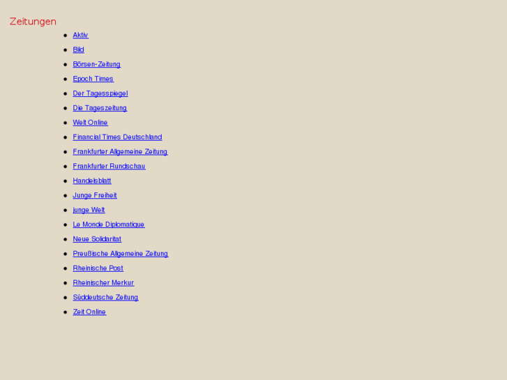 www.zeitungen.net