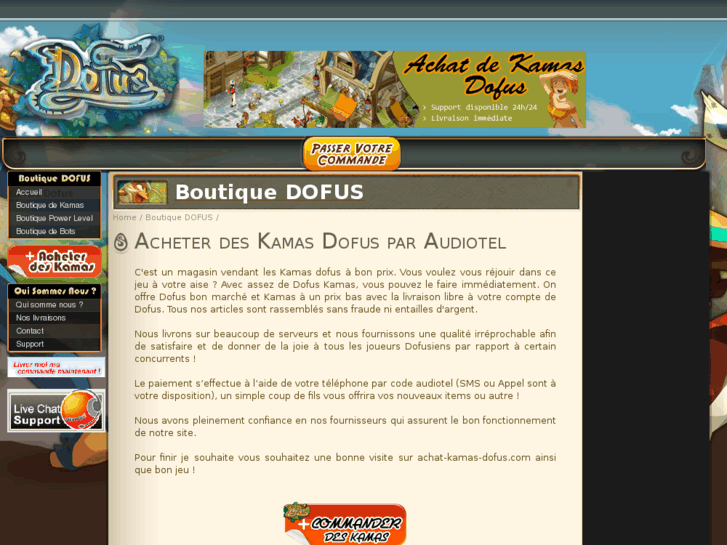 www.achatdekamasdofus.com