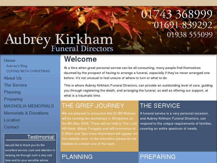 www.aubreykirkhamfuneraldirector.co.uk