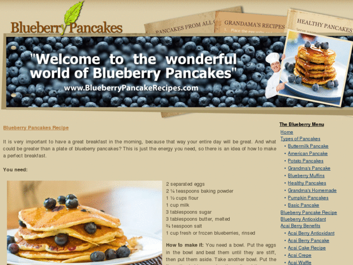 www.blueberrypancakerecipe.com