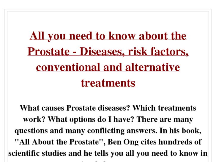 www.cure-prostate.com