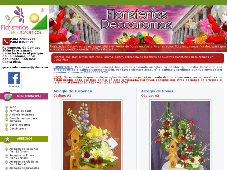 www.floristeriasdecoaromascostarica.com