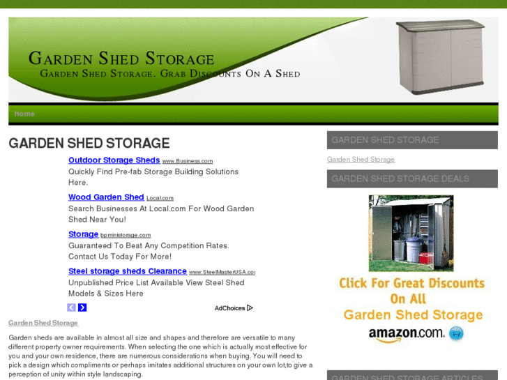 www.gardenshedstorage.net