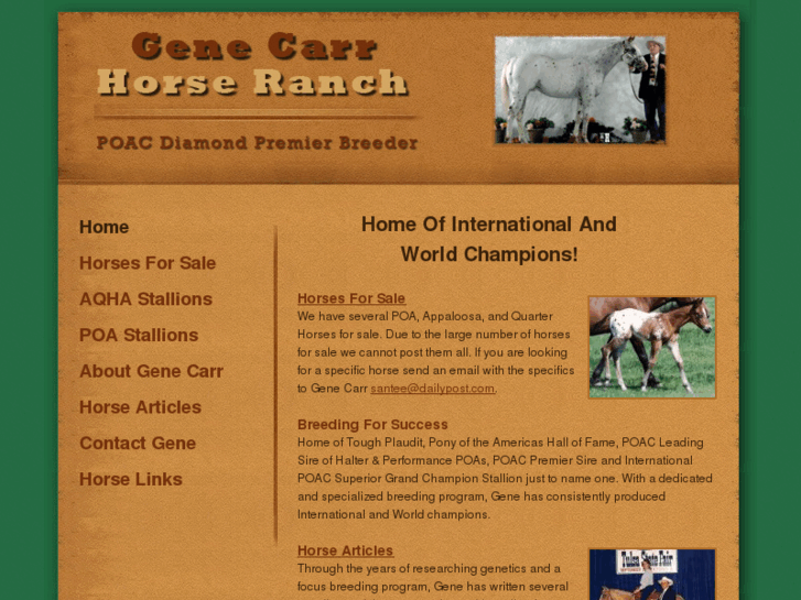 www.genecarrhorseranch.com