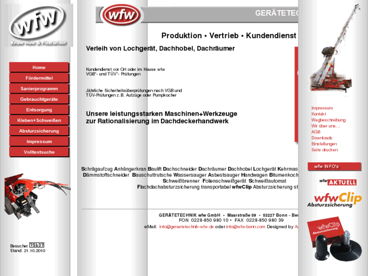 www.geraetetechnik-wfw.com