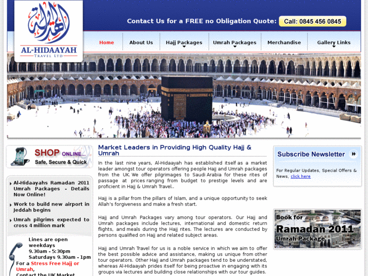 www.hajjandumrahtours.com