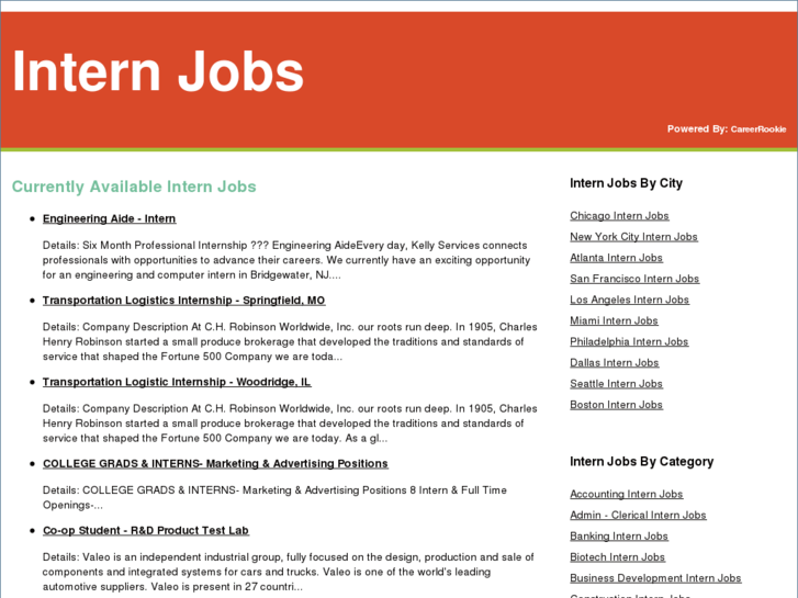 www.intern-jobs.org
