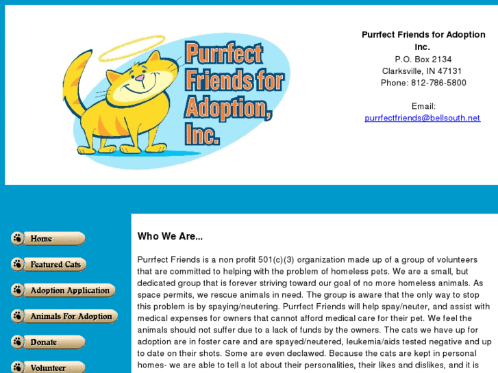 www.purrfectfriendsforadoption.org