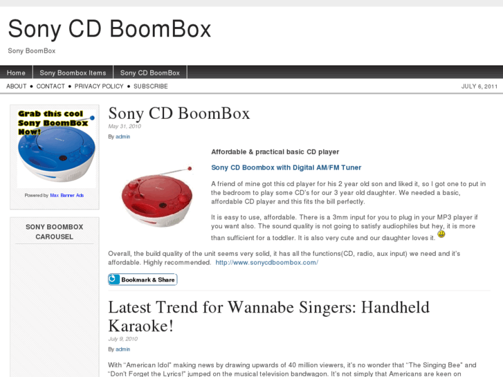 www.sonycdboombox.com