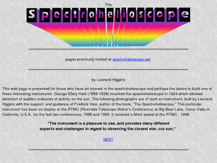 www.spectrohelioscope.org