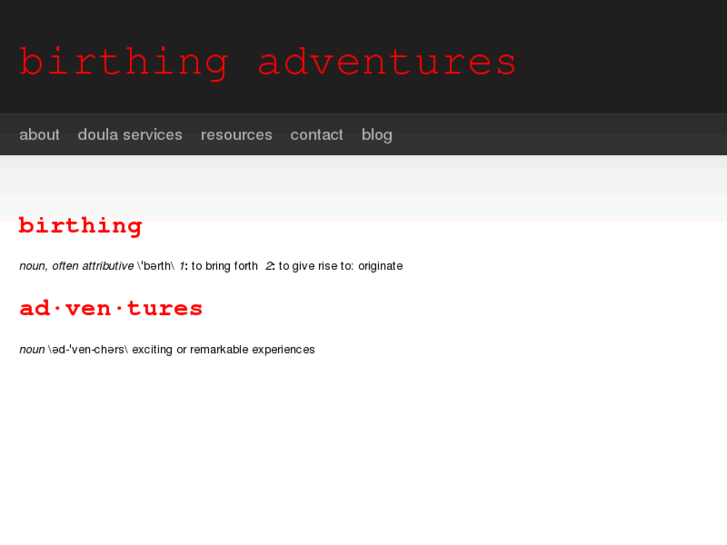 www.birthingadventures.com