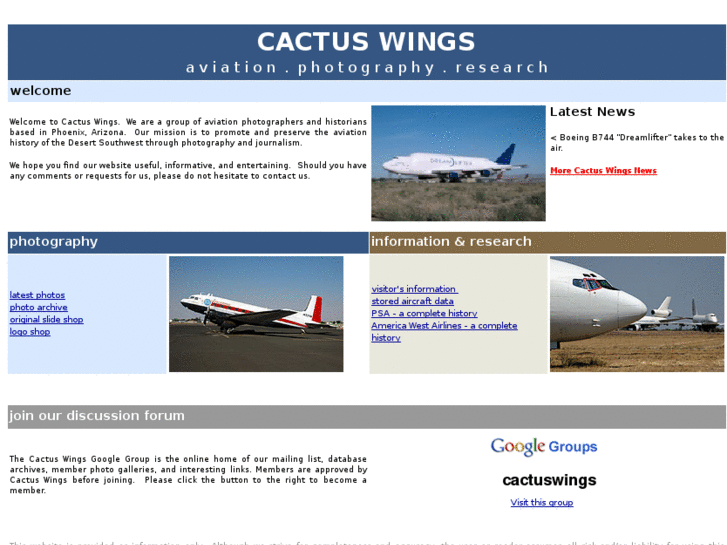 www.cactuswings.net