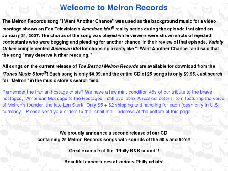 www.melronrecords.com